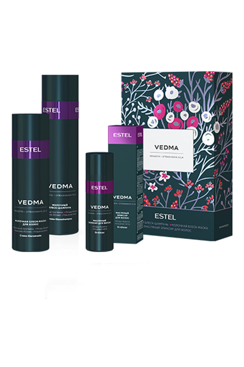 VED/Set Набор VEDMA by ESTEL(шампунь 250 мл, маска 200 мл, масляный эликсир 50 мл)