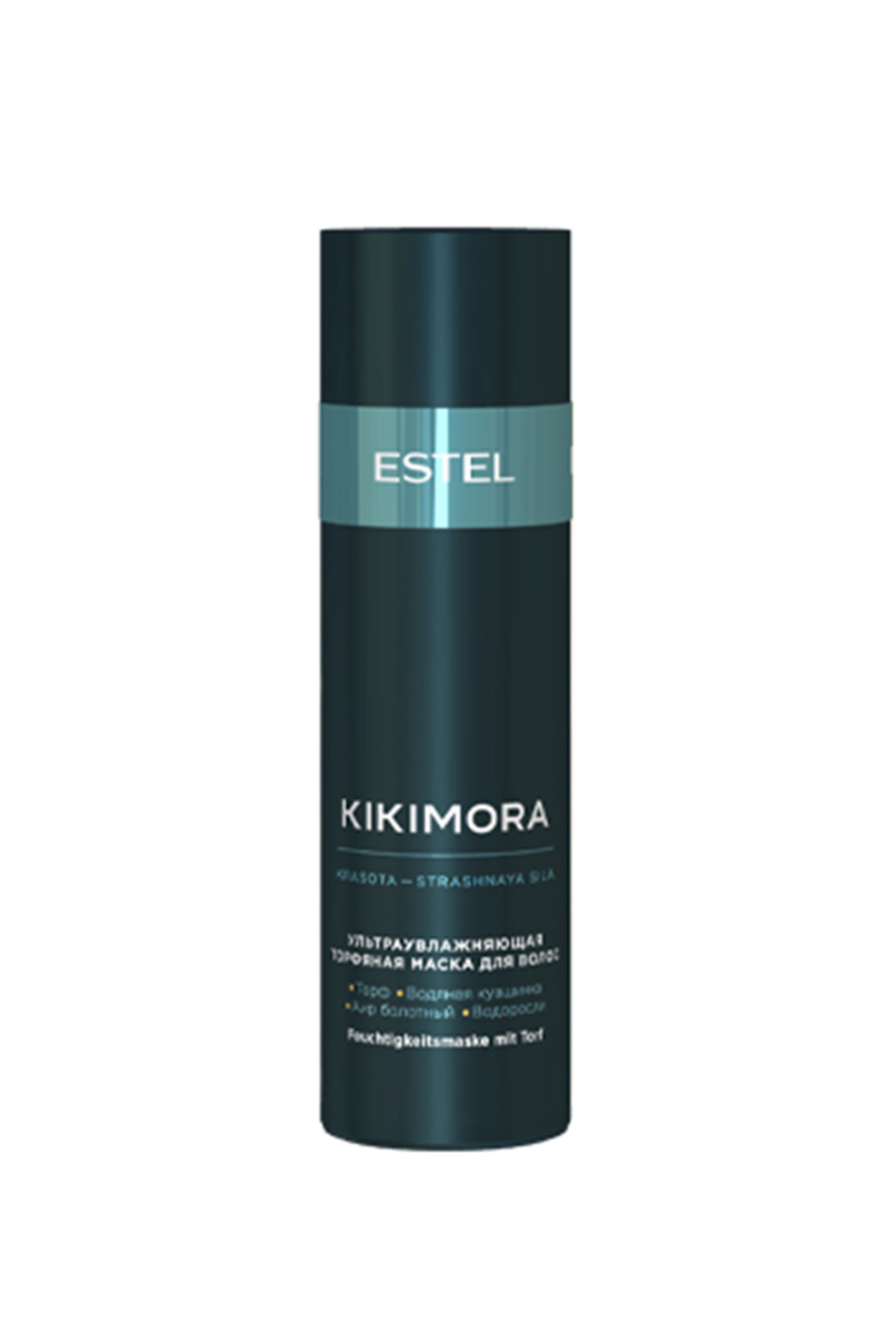 KIKI/M200 Ультраувлажняющая торфяная маска для волос KIKIMORA by ESTEL, 200 мл