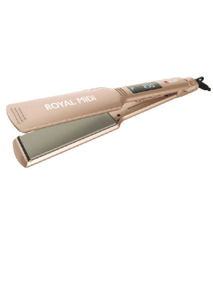 03-404 Щипцы-выпрямители DEWAL ROYAL midi  43x120mm,с терморег.,тит.-турм.покрыт.,75Вт